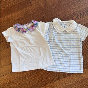 Jacadi Paris Girls t-shirts with collars size 4